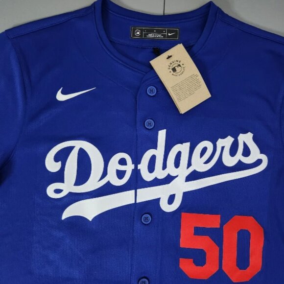 Dodgers Mookie Betts Alternate Blue  Jersey - Picture 2 of 4